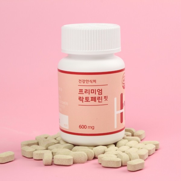 건강안식처 프리미엄 락토페린 핏 3+1 600mg x 60정 고함량 락토페린 HACCP 인증제품